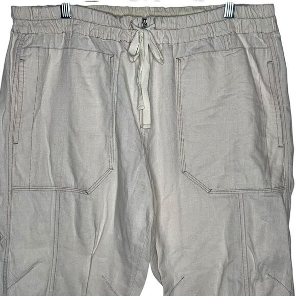 Free people cream Palmer Utility pants size Medium - Picture 5 of 12